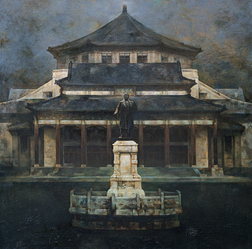 陆驰油画展